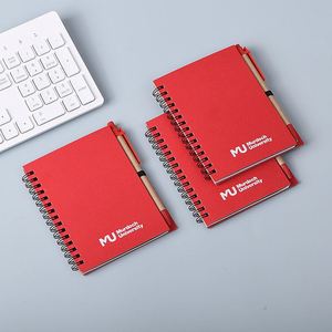 Ensemble de carnets personnalisables imprimés UV pour fournitures de bureau, d'école et de conférence, avec stylo à bille en papier pour une écriture facile - Product Image 1