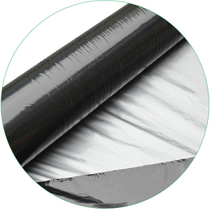 <span class=keywords><strong>Film</strong></span> Pacciamante Agricolo in PE da 30 Micron Argento/Nero Anti-Erba per Coltivazione Fragole e Cipolle - Product Image 3