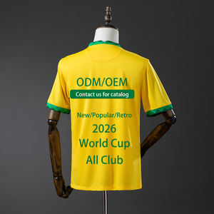 Maillot de football pour <span class=keywords><strong>homme</strong></span> de qualité thaïlandaise 2026, uniforme de club national, <span class=keywords><strong>version</strong></span> rétro pour fans et joueurs, tailles S-4XL, livraison directe - Product Image 2