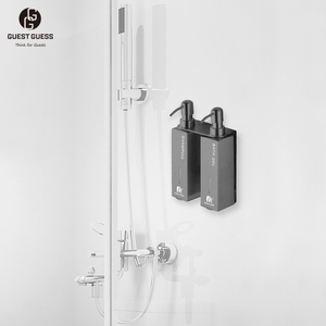 Dispensador de Jabón Líquido para Hotel de Alta Calidad, Triple, de Acero Inoxidable 304, Montado en la Pared, Antirrobo y Ecológico, Marca Guest Guess - Product Image 4
