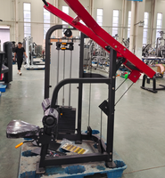 Équipement de gymnastique commercial professionnel force musculaire équipement de Fitness avant-bras Lat Pulldown Machine