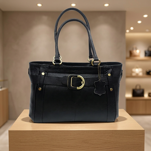 BS INTERNATIONAL, Bolsos de Mano de Cuero de Becerro de Lujo de Marcas Famosas para Mujer, con Correa de Hombro/Bandolera, Impermeables y Duraderos - Product Image 4