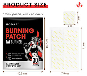 HODAF Patch Minceur Brûle-Graisse, Patchs Cutanés Jetables à Composition Nutritionnelle Stable, Conception Ergonomique qui Adhère Doucement à la Peau du Corps - Product Image 3