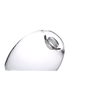 Venta caliente, soplado a mano, transparente, doble pared, redondo, G9, vidrio de borosilicato esmerilado, reemplazo de pantalla de globo - Product Image 1
