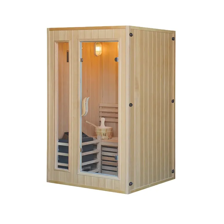 Nuova mini sauna a vapore tradizionale per 2 persone calda