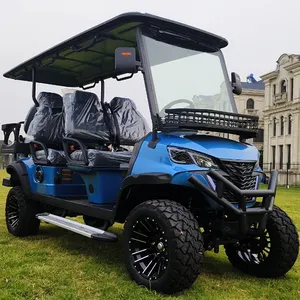 Carrinho de golfe barato, tempo de carregamento curto, motocicleta elétrica, carrinho de golfe elétrico para 4 passageiros