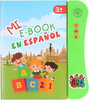 Livre sonore électronique pour enfants, apprentissage éducatif amusant avec vocabulaire espagnol et divers sujets