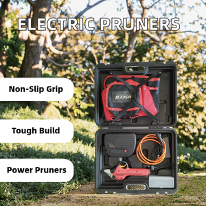 Beste KHC HD Elektrische Gartenschere mit Bypass-Metallklinge, Rutschfestem Griff, Kunststoffbeschichtetem Gummigriff, Industriequalität, LIFPO4-Akku - Product Image 2