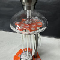 Nouveau modèle 2026 Chicha en aluminium design méduse Xkah avec lumières LED, Chicha lumineuse
