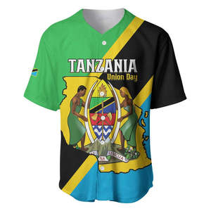 <span class=keywords><strong>Maillot</strong></span> de Baseball personnalisé du jour de l'indépendance de la <span class=keywords><strong>Tanzanie</strong></span> Heri Ya Siku Ya Uhuru motif africain vente en gros chemises de Baseball de la <span class=keywords><strong>Tanzanie</strong></span> - Product Image 5