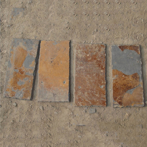 Tuiles de toiture en <span class=keywords><strong>ardoise</strong></span> naturelle multicolores chinoises, aspect rustique, fendues, en forme de bardeaux ou carrées - Product Image 3