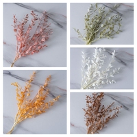 CL55004 Fleur Séchée Artificielle Chèvrefeuille Spray Bouquet Brindilles D'eucalyptus Mariage Anniversaire Pâques Décoration De Table De Noël