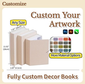 كتب مزيفة أنيقة ديكور جمالية لغرفة المعيشة طاولة قهوة لمدخل الغرفة ، كتب مزيفة حديثة مخصصة للديكور - Product Image 2