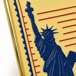 Estampado de la Estatua de la Libertad de Nueva York, Personalizado, de Primera Calidad, Moderno, Vintage, Urbano, de Metal, para Coleccionismo, Recuerdo, Esmalte - Product Image 4