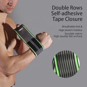 VBOSi 0224 tugas berat elastis bungkus pergelangan tangan untuk pria dan wanita CE/FDA bersertifikat Gym push up <span class=keywords><strong>Crossfit</strong></span> membungkus dukungan - Product Image 2