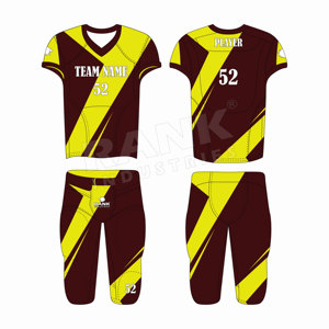 ชุดอเมริกันฟุตบอลแบบใหม่ สวมใส่สบาย ระบายอากาศได้ดี ชุดกีฬาอเมริกันฟุตบอล - Product Image 1