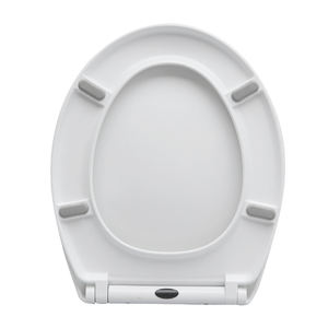 Venta caliente Accesorios de baño modernos Asiento de inodoro de una pieza Universal UF Cubierta de asiento de inodoro de <span class=keywords><strong>cierre</strong></span> <span class=keywords><strong>lento</strong></span> <span class=keywords><strong>Bisagra</strong></span> de liberación rápida - Product Image 3