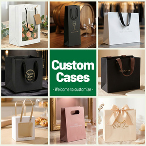 <span class=keywords><strong>Sacchetti</strong></span> di <span class=keywords><strong>Carta</strong></span> Stampati Personalizzati di Alta Qualità <span class=keywords><strong>con</strong></span> Logo, Borse Regalo di Lusso <span class=keywords><strong>con</strong></span> <span class=keywords><strong>Manici</strong></span> per Packaging - Product Image 4