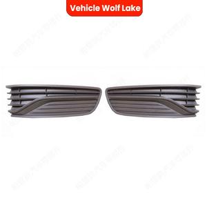 Bezels de phares antibrouillard Vehicle Wolf Lake pour Volkswagen Polo 6C 2014-2017, garniture de pare-chocs avant en ABS noir - Product Image 1