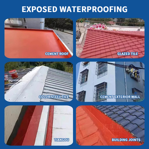 Revêtement moderne en caoutchouc <span class=keywords><strong>pour</strong></span> la conception de pâte de rouleau de peinture en acier et fer imperméable de bâtiment de toit <span class=keywords><strong>pour</strong></span> la construction de tuile de sous-sol - Product Image 3