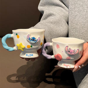 <span class=keywords><strong>Taza</strong></span> de Cerámica de Alta Gama con Pajita, Caja de Regalo, <span class=keywords><strong>Taza</strong></span> de Café para Parejas, <span class=keywords><strong>Taza</strong></span> de Agua Moderna y Sencilla para Regalo de <span class=keywords><strong>Navidad</strong></span> o Cumpleaños - Product Image 4