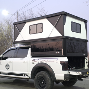 Qian Camper TP07W, camping-car pliable toutes saisons pour camion, camping-car à parois rigides, pour <span class=keywords><strong>F150</strong></span> Tundra - Product Image 1