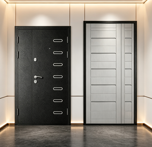 Porta di Sicurezza Esterna in Acciaio di Ampio Successo, Design Turco, Porte Blindate Residenziali, Lussuosa Porta Principale in Ferro per la Casa - Product Image 5