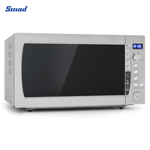 High Quality 60L 220V/50HZ Mechanical Control Stainless Steel Countertop Microwave Oven 1250W Child <b>Lock</b> Home Use Kitchen Microw - Product Image 1