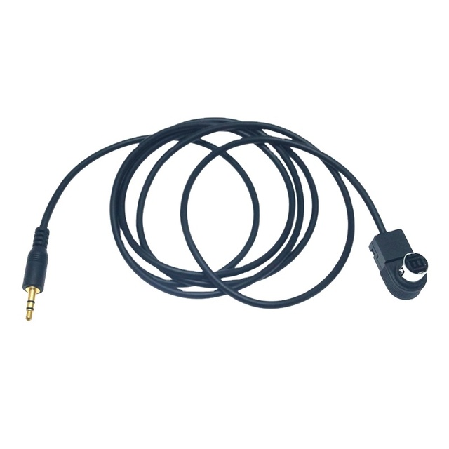 Car Radio 3.5mm Male Input Interface Audio Music Aux Cable Adapter for Alpine KCA-121B Ai-net Socket Port