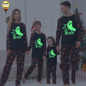 Conjunto de pijamas <span class=keywords><strong>para</strong></span> padres e hijos de Halloween, ropa de casa de manga larga <span class=keywords><strong>para</strong></span> primavera y otoño, conjunto luminoso <span class=keywords><strong>para</strong></span> padres e hijos - Product Image 1