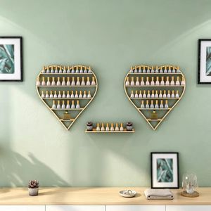 <b>Nail</b> art rack wall-mounted heart-shaped trendy display stand for <b>nail</b> polish glue display stand for <b>nail</b> art store wall-mounted - Product Image 1