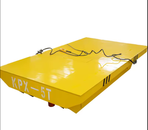 รถเข็นไฟฟ้าแบบไร้รางใหม่ 20 ตัน ใช้พลังงานแบตเตอรี่ ควบคุมด้วยรีโมท หมุนได้ 360 องศา สำหรับโรงงานผลิต - Product Image 2