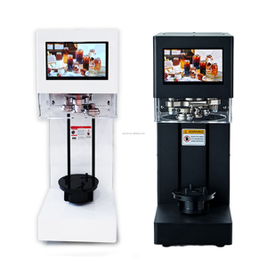 Nuova Macchina Sigillatrice Elettrica Automatica per Bottiglie e Barattoli, per Sigillatura e Confezionamento di Lattine e Bicchieri di Birra e Bevande - Product Image 5