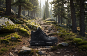 Nike Air Max Goadome Chaussures de randonnée unisexes en cuir à bout rond avec semelle extérieure en caoutchouc toutes saisons - Product Image 2