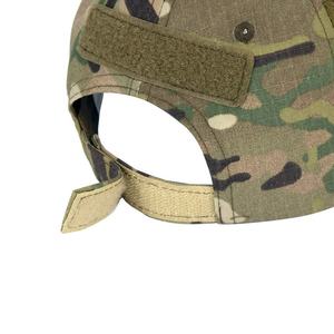 หมวกแก๊ปตาข่ายลายพรางสีเขียวแบบกำหนดเองสำหรับผู้ชาย กันน้ำ ลายพราง ปักโลโก้ ผ้าฝ้าย ไนลอน โพลีเอสเตอร์ - Product Image 6