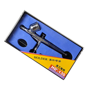 Aérographe HD 130 Art à double action 0,2 mm, alimentation par gravité, vitesse réglable pour les travaux d'art - Product Image 1