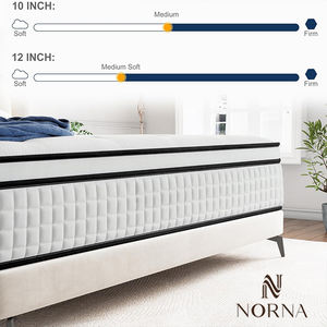 Распродажа, матрас для гостиничной кровати королевского размера, Высокоплотный матрас из вспененного материала, пружинный латексный Гибридный матрас, рулон в коробке - Product Image 5