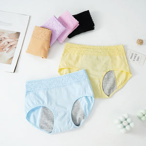 Pantalones Menstruales para Mujer, Ropa Interior de Algodón, Braguitas de Cintura Media, Ropa Interior de Encaje al por Mayor, Bragas Menstruales Fisiológicas - Product Image 2