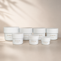 Pot en PP de 100 ml multi-capacités avec couvercle à vis en plastique, couleurs et logo personnalisés, conteneur vide pour soins de la peau et cosmétiques