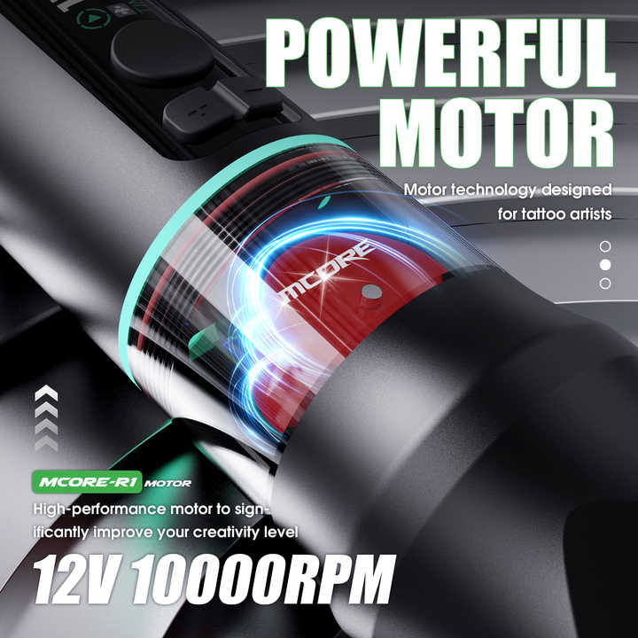 Dragonhawk x20 pro ワイヤレスプロフェッショナルタトゥーマシン