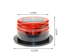 Feux d'avertissement de circulation magnétiques alimentés à l'énergie solaire Feux d'avertissement stroboscopiques d'urgence
