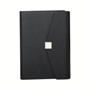 2026 Customized Color Eco Friendly Luxury <b>A5</b> Executive <b>Diary</b> Silk Screen Printed Leather Metal Buckle Gift Set Business - Product Image 4
