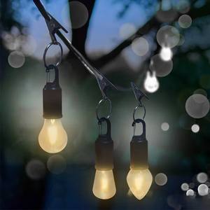 신형 3가지 조명 모드 태양광 충전식 전구 텐트 캠핑 라이트 후크 포함 - Product Image 5