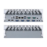 3326 Mini PC industriel série 6 ports sans ventilateur, ordinateur industriel embarqué, 8 Go de RAM, 128/256 Go de stockage, Intel J1900