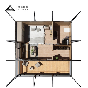 Boteen Camping Tent Fabricante Instalação personalizada Outdoor Square Tent Pai Filho Camping Hotel Homestay - Product Image 6