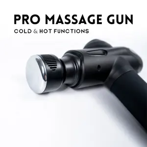 Neues Produkt Komprimieren Sie Deep Tissue Vib rating Heiß-und Kalt massage pistole Profession elle tragbare Körpermuskel-Massage pistole