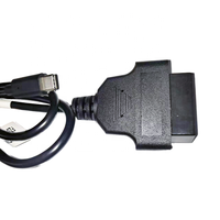 Câble d'extension de chargeur USB Type C vers connecteur OBD2 OBDII J1962 16 broches femelle de haute qualité pour outil de diagnostic automobile GPS