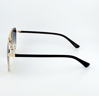 Nouveau produit Logo personnalisé monture en métal lunettes de soleil avec protection UV prix compétitif pour hommes femmes
