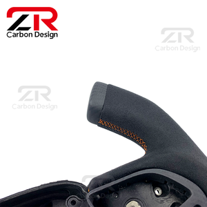 Volant de course personnalisé en fibre de carbone mate de style F1 pour l'intérieur de voiture <span class=keywords><strong>Dodge</strong></span> Challenger Hellcat <span class=keywords><strong>Charger</strong></span> <span class=keywords><strong>SRT</strong></span> - Product Image 4