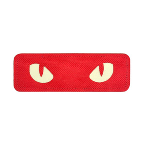 Commercio all'ingrosso Cat Eyes distintivi tattici ricami irreformabili occhio del diavolo velcro Morale Patch per giacca uniforme - Product Image 5